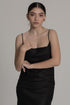 MICHAEL Cowl Neck Long Linen Slip